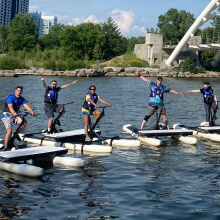 toronto water bikes enhances team building